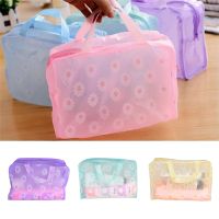 【hot】 Translucent Handbag Organizer Makeup Toiletry Kits Storage ！