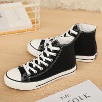 ▧✲  2023 summer designer shoes high tide leisure han edition for canvas shoes female students joker hot style flat white shoe