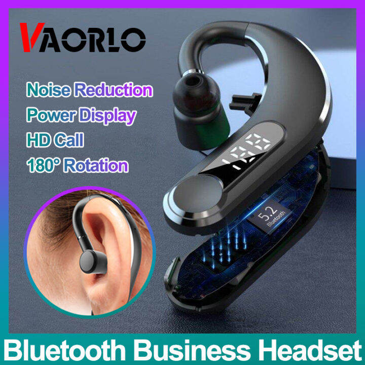 VAORLO หูฟังบลูทูธ5.2ไร้สายธุรกิจ ° หมุนได้นานจอแสดงผลแอลอีดีสแตนด์บาย ...