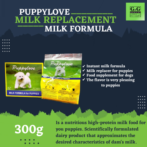 [G&G] 1PC PUPPY LOVE / 300 GRAM / Milk Formula For Puppies / Milk