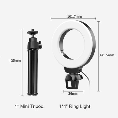 Ring Light for Laptop Computer Video Conference Lighting Zoom Call Lighting with Clip and Tripod Webcam Streaming Selfie Makeup