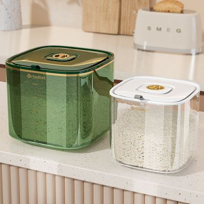 ✒ New Style Clothing M Bucket Insect-Proof Moisture-Proof Sealed Household Multigrain Storage Box Storage Rice Can Rice Bin Flour