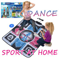 Dance mat แผ่นเกมเต้น เกมเต้น เสื่อรองเต้น แผ่นเกมส์เต้นแบบเต้นคู่ แอโรบิก ออกกำลังกายในร่ม เกมส์ต่อสู้ เกมส์กีฬา อุปกรณ์ออกกำลังกาย