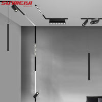 Modern Recessed Magnetic Track Lights design led Lamp Magnetic Rail Ceiling System Indoor Track Lighting Spot Rail Spotlights