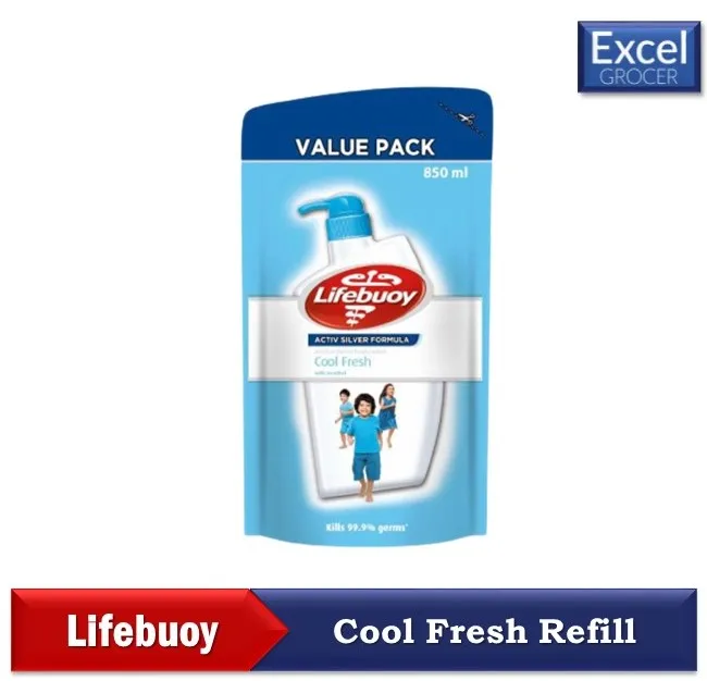 Lifebuoy Body Wash Cool Fresh REFILL 850ml Lazada