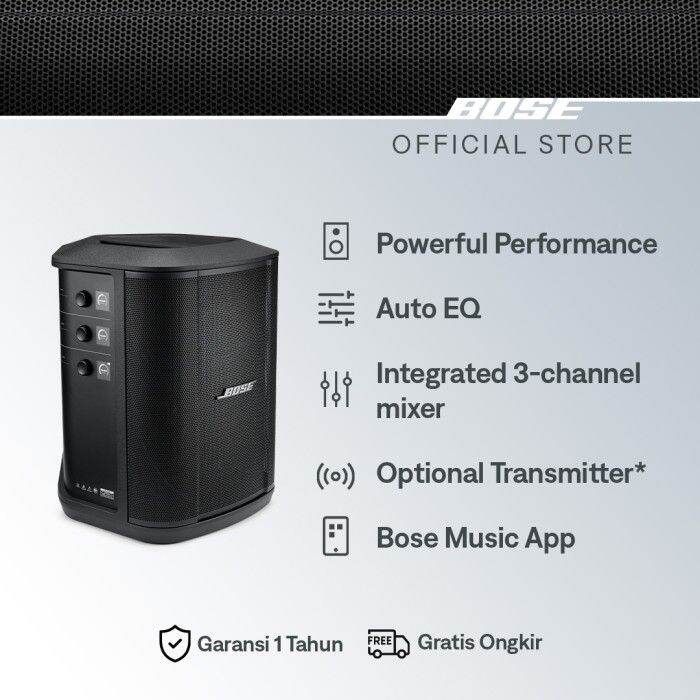 Bose S1 Pro+ Portable Bluetooth Wireless Karaoke Party Speaker System