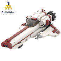 Buildmoc ทหาร Sci-Fi ทีวี Battlestar-Galacticas อาณานิคม Viper MKII Space Battleship อาคารบล็อกของเล่นเด็กสำหรับเด็ก