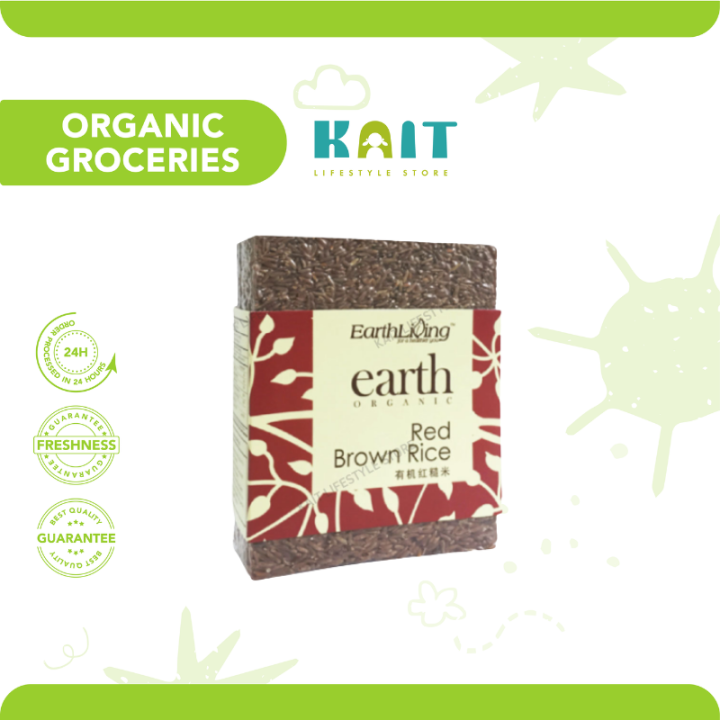 EARTH LIVING Organic Red Brown Rice (900g) Lazada