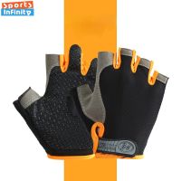 hotx【DT】 Half Outdoor Cycling Anti Sweat Men Gloves Breathable Shock for