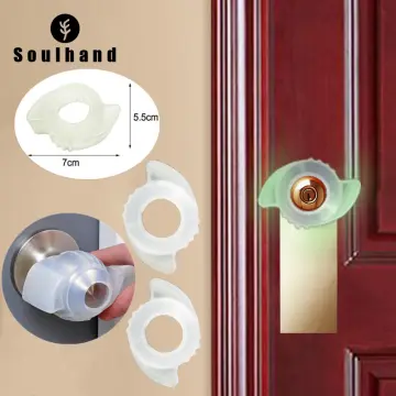 Silicone Door Knob Covers Anti-Static Stoppers Wall Protector  Anti-collision
