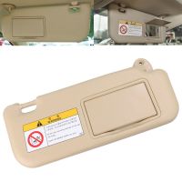 Car Interior Left/Right Sun Visor Windshield Sun Shield Mirror Kit For Toyota Corolla 2014-2018 Auto Accessories Beige