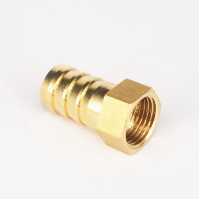 【CW】 LOT 5 Hose Barb I/D 19mm x 1/2 quot; BSP female Thread Brass coupler Splicer Connector fitting for Fuel Gas Water