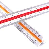 Mitsubishi Scale Ruler Triangle 30cm Trigonous Scale 1 : 100 1 : 400 1 : 200 Deli 8930 Engineering Design Paint