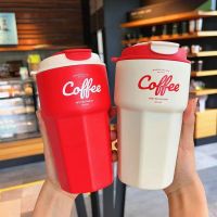 【CW】420ml/620ml Stainless Steel Coffee Mug Car Thermos Mug Portable Double Vacuum Flask Travel Water Bottle Office Thermos Bottle