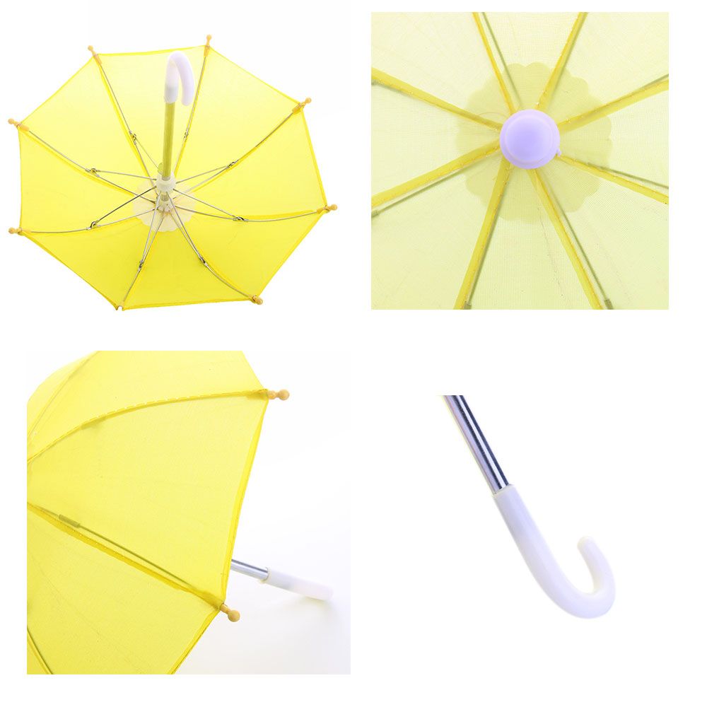 Decoration Baby Toy Rain Gear Mini umbrella Doll Embellishment Toy Umbrella 