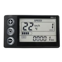 24V 36V 48V 60V S866 Black Dashboard Controller Waterproof Electric Bike LCD Display for Electric E-Bike Scooter