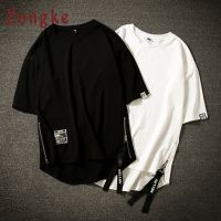 [Lanbo clothing] Zongke สีขาวเสื้อยืดผู้ชาย Tshirt Men T เสื้อ Harajuku เสื้อยืดวินเทจผู้ชายเสื้อผ้า Streetwear ฮิปฮอปเสื้อยืดผู้หญิงแฟชั่น5XL 2022ใหม่