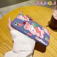 Jlingji เคส A10s ปลอกสำหรับ Samsung M01s ลายการ์ตูนกระต่ายแครอทแท้เคสโทรศัพท์ลวดลายขอบซิลิโคนของเหลวเนื้อนุ่มคลุมทั้งหมดเคสป้องกันกล้องเคสฝาหลังกรอบนุ่ม