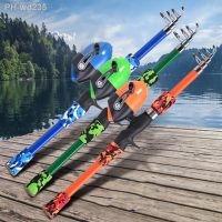 Children Hand Fishing Rods Telescopic Kids Fishing Pole Ultra-light Breaking-resistance Outdoor Accessories for Lakes Reservoirs