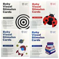 Baby Flash Cards 16Pcs High Contrast Baby Cards For Newborn Flash Cards For Toddlers Sensory Toys For 0-3 Years Babies Visual Perception Imagination Brain Eye Coordination brightly