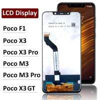 ของแท้เหมาะสำหรับ Xiaomi F1 Poco X3 M3 X3 GT จอแสดงผล LCD Pocophone F1ชิ้นส่วนจอสัมผัสแอลซีดีของเครื่องแปลงดิจิทัล