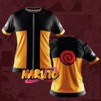 FAZZ NT03 - UZUMAKI NARUTO ZIP BLACK ORANGE JERSEY SUBLIMATION  ANIME CLAN