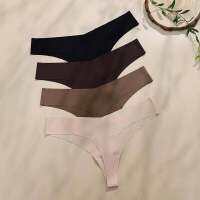 2023 Korean Silk Women Underwear Set Fitness Sports Seamless Cotton Female Lingerie Sets Sexy T-Back G-String Thong Woman Bras