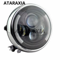 สากล7 "LED ไฟหน้ารถจักรยานยนต์ Moto ไฟหน้า H Ead Light ยึดสำหรับฮาร์เลย์ Softail XL883 1200แข่ง Cafe C HOPPER