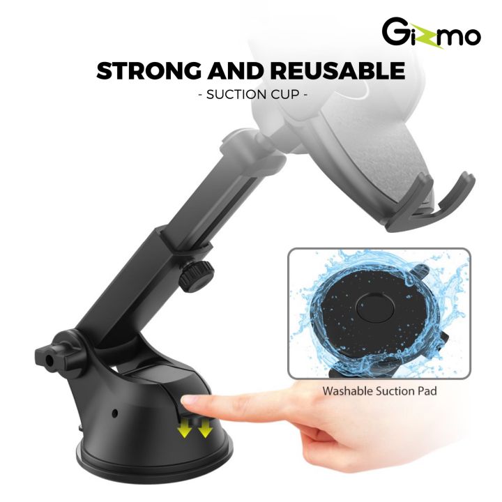 gizmo-car-holder-easy-lock-แท่นวางโทรศัพท์ในรถยนต์-ติดคอนโซล-และกระจกหน้า-รุ่น-gh-037