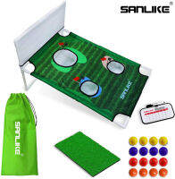 SANLIKE Backyard Golf Cornholeเกมชุดสนุกในร่มกลางแจ้งกอล์ฟบิ่นเกมอุปกรณ์สำหรับฝึกปฏิบัติโดยไม่ต้องกอล์ฟคลับ