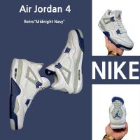 2023 Original J1 4 R “Midnight Navy” 100 authentic sneakers, shoes, running shoes