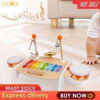 CCCOOL ตุ๊กตาของเล่นดนตรีไซโลโฟนของเล่นของเล่นไม้เคาะสำหรับเด็กชายมือใหม่