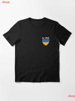 Tactical Ukraine 5.11Essential T-Shirt เสื้อยืดพิมลาย เสื้อยืดผู้ เสื่อยืดผู้หญิง เสื้อคอกลม เสื้อยืดเเฟชั่น