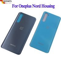 【☄New Arrival☄】 SRFG SHOP ใหม่สำหรับ Oneplus Nord ฝาครอบด้านหลังกระจกหลังสำหรับ Oneplus Nord 5G ครอบคลุมกรณีที่อยู่อาศัย