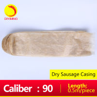 10 PCS Big Size Dry Sausage Casing Diameter 90*500mm,Sausage Casing Shell,Sausage Cover,Home Use Salame Shell Cover