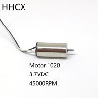 2PCS/LOT Micro Coreless Motor 1020 DC Motors 3.7VDC 45000RPM 10*20 mm For Model Airplane Electric Motors