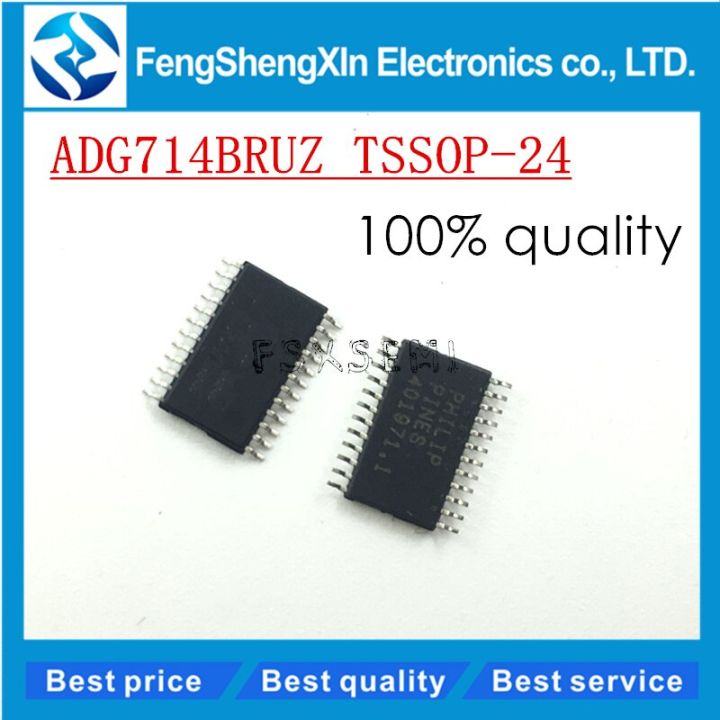 10pcs/lot New ADG714 ADG714BRU ADG714BRUZ  TSSOP-24  Analog switch interface chip