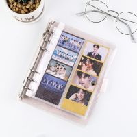 sheet 4 continuous shooting photo album for cards binder photocards instax mini film collect book life cut