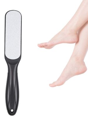 【CW】 New Foot Care Tool Double sided Stainless Steel Footplate Profession Grinder Files for Feet Dead Skin Callus Peel Remover