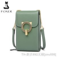 hot【DT】✕♟☋  FOXER Cellphone for Crossbody Small Flap Fashion Female Cell Purse