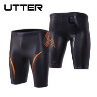 UTTER Elitepro2 Mens Buoyancy Shorts Triathlon Wetsuit Shorts Swim Jammer for Swimming Diving and Surfing