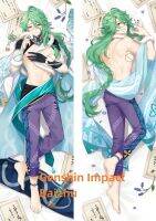 Dakimakura อะนิเมะปลอกหมอน Genshin ผลกระทบ Baishu พิมพ์สองด้านขนาดชีวิตปลอกหมอนของขวัญสามารถปรับแต่ง