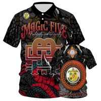 Magic Five Full Sublimation เสื้อยืดทีม Full Sublimation 3D โปโลขนาด: xs-6xl 02