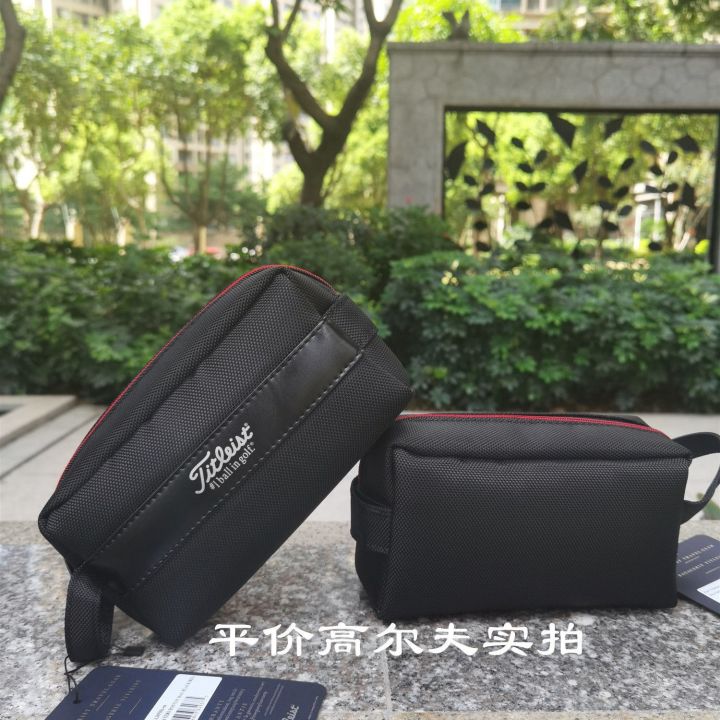 กระเป๋าถือกอล์ฟมีซิปชั้นเดียวไนลอนกระเป๋าถือใบเล็กกระเป๋าถือใบเล็กเดินทางกระเป๋าคลัตช์กระเป๋าเก็บของ