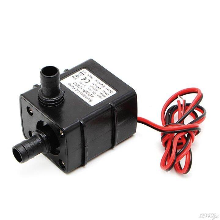 dc12v-ขนาดเล็ก240l-3ม-ชม-c93u-ปั๊มน้ำมอเตอร์กันน้ำไร้แปรงถ่าน