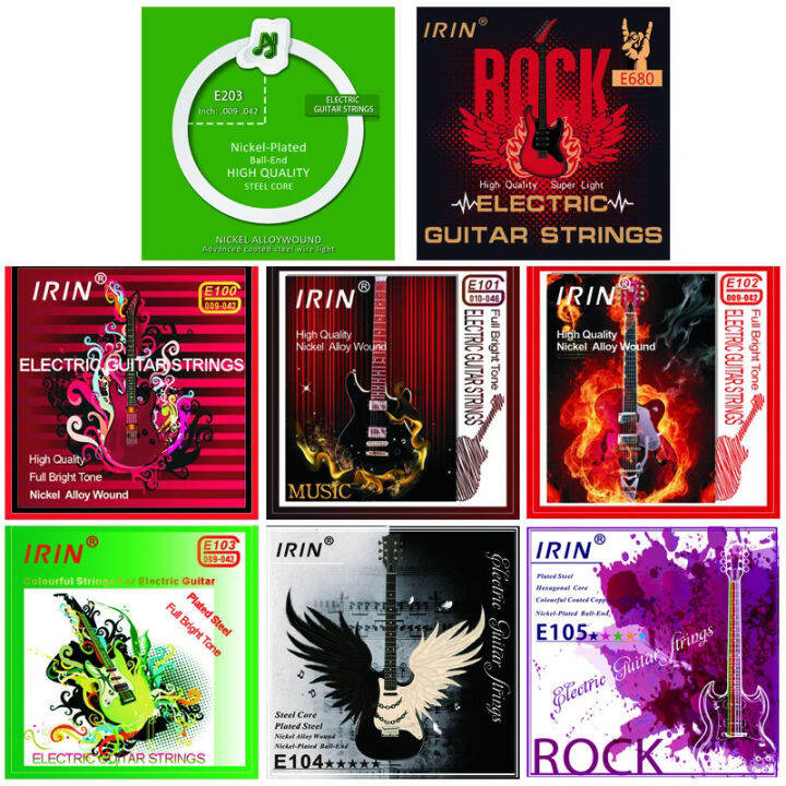 IRIN Electric Guitar Strings Play Real Heavy Metal Rock E100 E101 E102