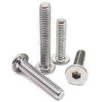 CM M3 M4 M5 M6 M8 M10 M12 304 A2 Stainless Steel Lengthened Long Hex Hexagon Socket Ultra Thin Flat Wafer Allen Head Bolt Screw Nails Screws Fasteners