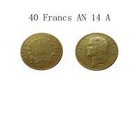 【Thriving】 upaxjl 40 Francs AN13-A เหรียญ AN14-ACopy