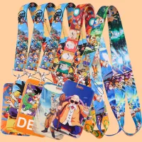 ญี่ปุ่น Anime Manga Credential Holder Key Chain Neck Lanyard Passport Card Anime Credit Card Holder Keychain Straps-Huidkeir