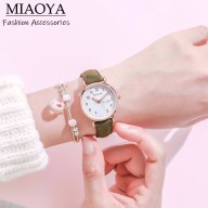 MIAOYA Fashion Jewelry Shop Phong cách INS Dây da thạch anh dạ quang Đồng thumbnail